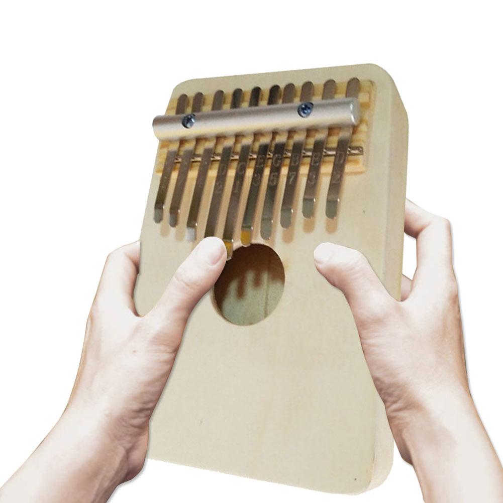 10 Keys Finger Thumb Piano Wood Mahogany Thumb Piano Beginner Getting Started Thumb Piano Portable Musical Instrument