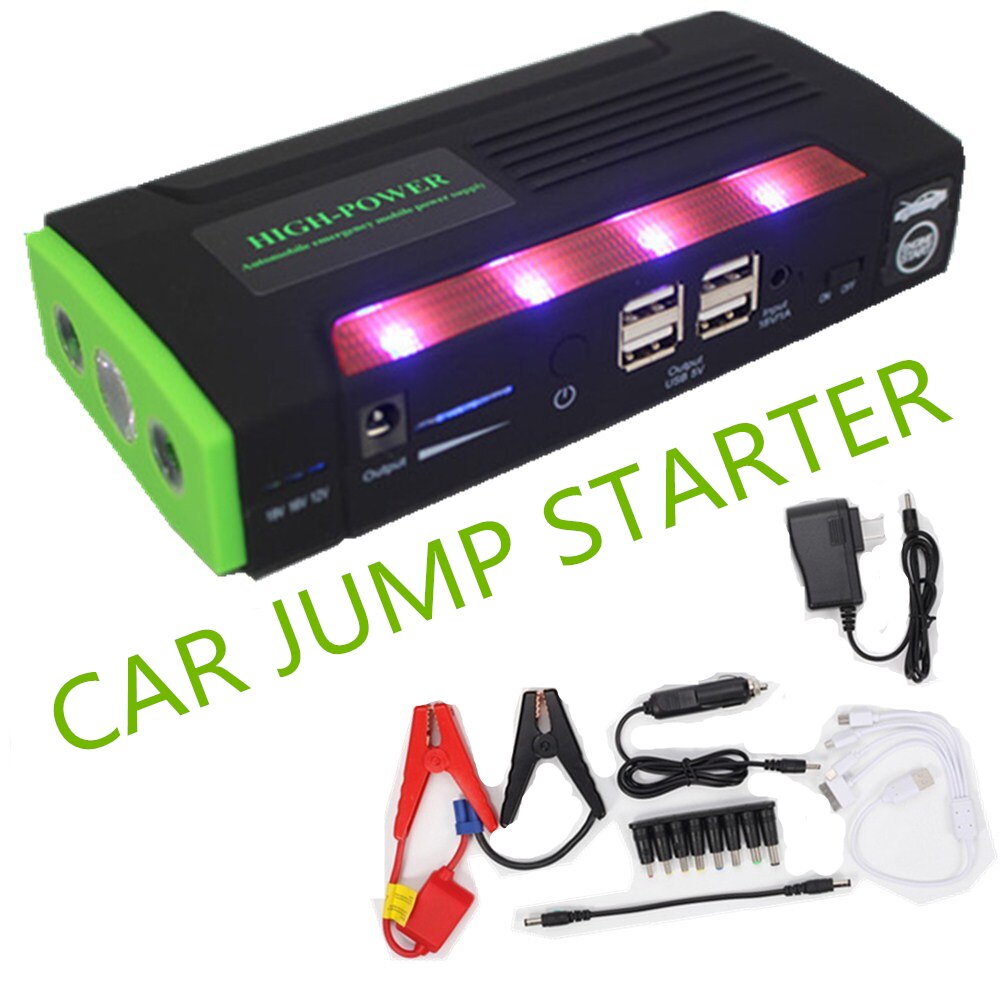 Car power bank car jump starter multi function power bank bateria battery 12V car charger auto start booster