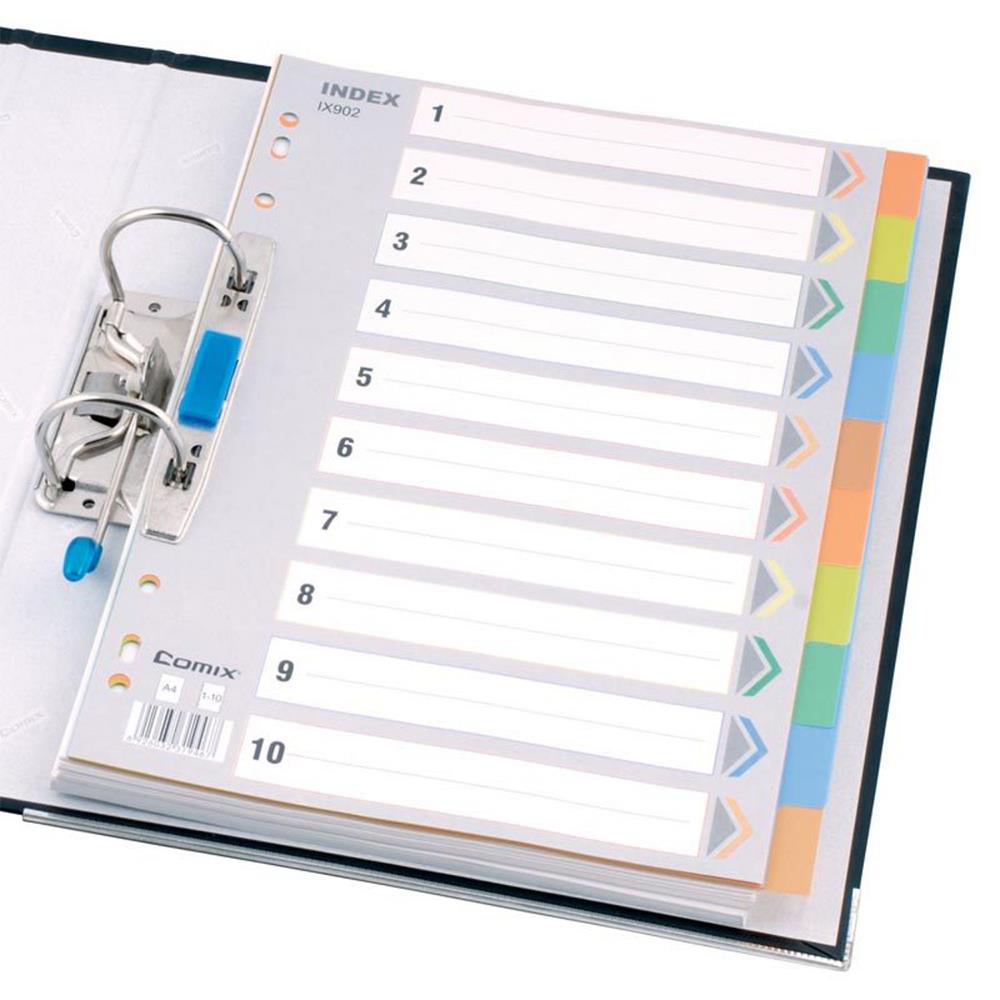 File Dividers Index Sheets Colour Tabs Subject Dividers Office Subject Dividers Premium Notepad Punched Filler