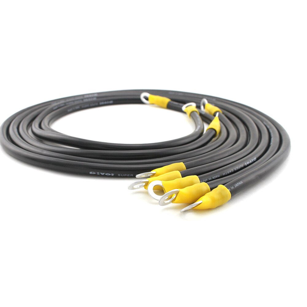 12V 24V Zwarte Auto Auto Batterij Grond Draad Elektrische Geleiding Stabiele Spanning Kabel