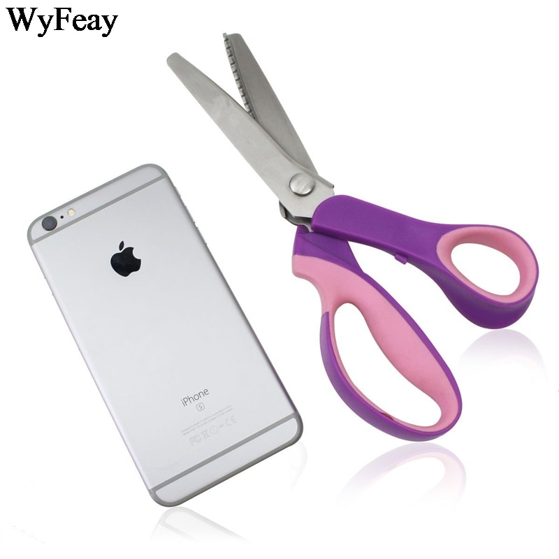 Wysokiej jakości nożyce ozdobne szycie krawieckie krawiectwo krawieckie skórzane rękodzieło tkanina tapicerska krawiectwo nożyczki robić papieru