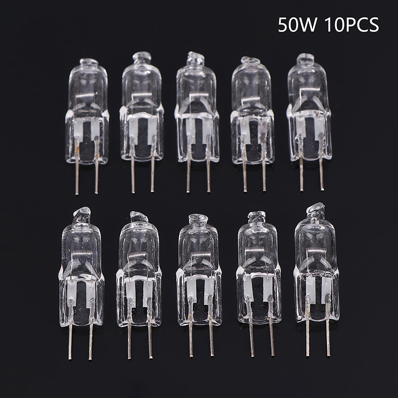 10 stks/set 5 W 10 W 20 W 35 W 50 W 2900 K Halogeen Warme Energie G4 12 V Lampen Binnenverlichting Licht JC Bi-Pin LED Crystal Globe Lamp: Rood