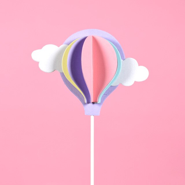 Cakesmile balloon cloud cake topper cupcake party for baking birthday decoration cake decorating tools baking accessories: balloon 4