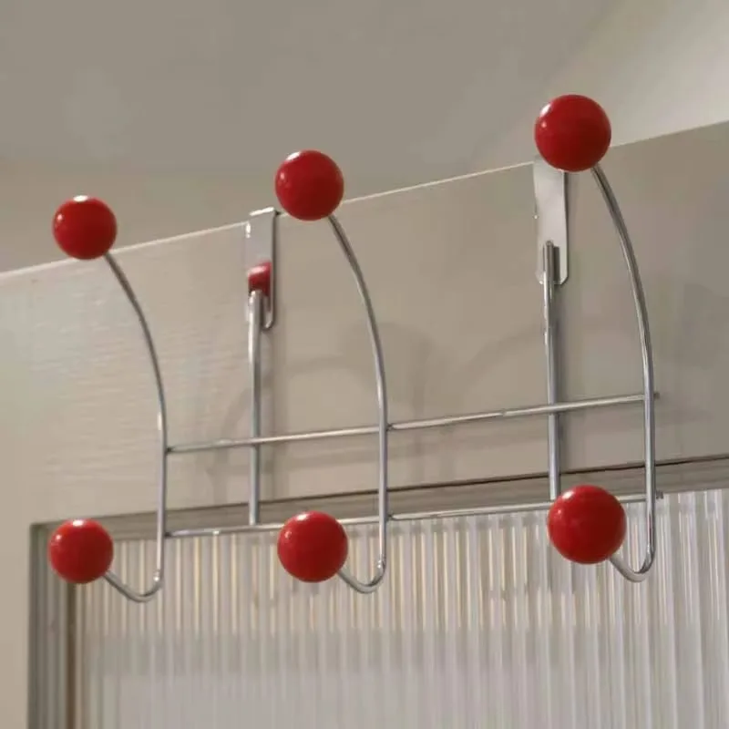 Draagbare deurhaak hangende kapstok zonder boren Multifunctionele slaapkameropslag Hanger Keukenorganizer Woonaccessoires: Licht Groen