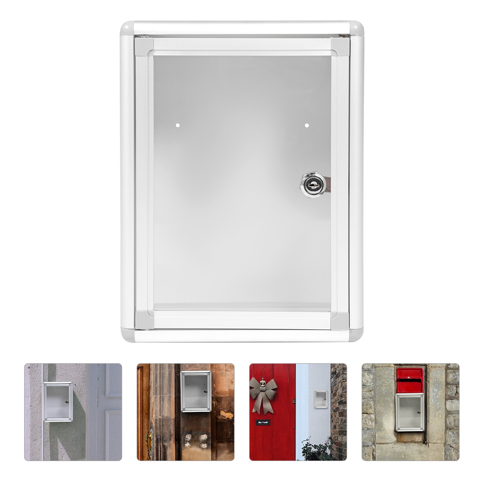 1pc Premium Practical Reliable Newspaper Case Letter Box for Office Home