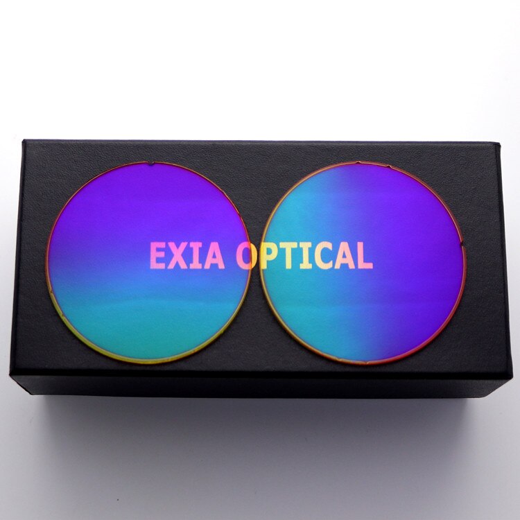 Indoor Sunglasses Accessory CR-39 Lenses Flash Mirror Coated Decoration Glasses Lens EXIA OPTICAL A44 Series