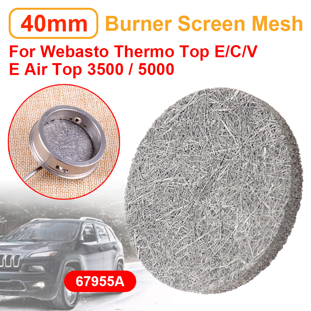 2 stücke Hochtemperatur-Verbrennung Edelstahl Sinter brenner Sieb Mesh Gaze Dichtung für Webasto Thermo Top E/C/V Evo 4/5 Heizungen