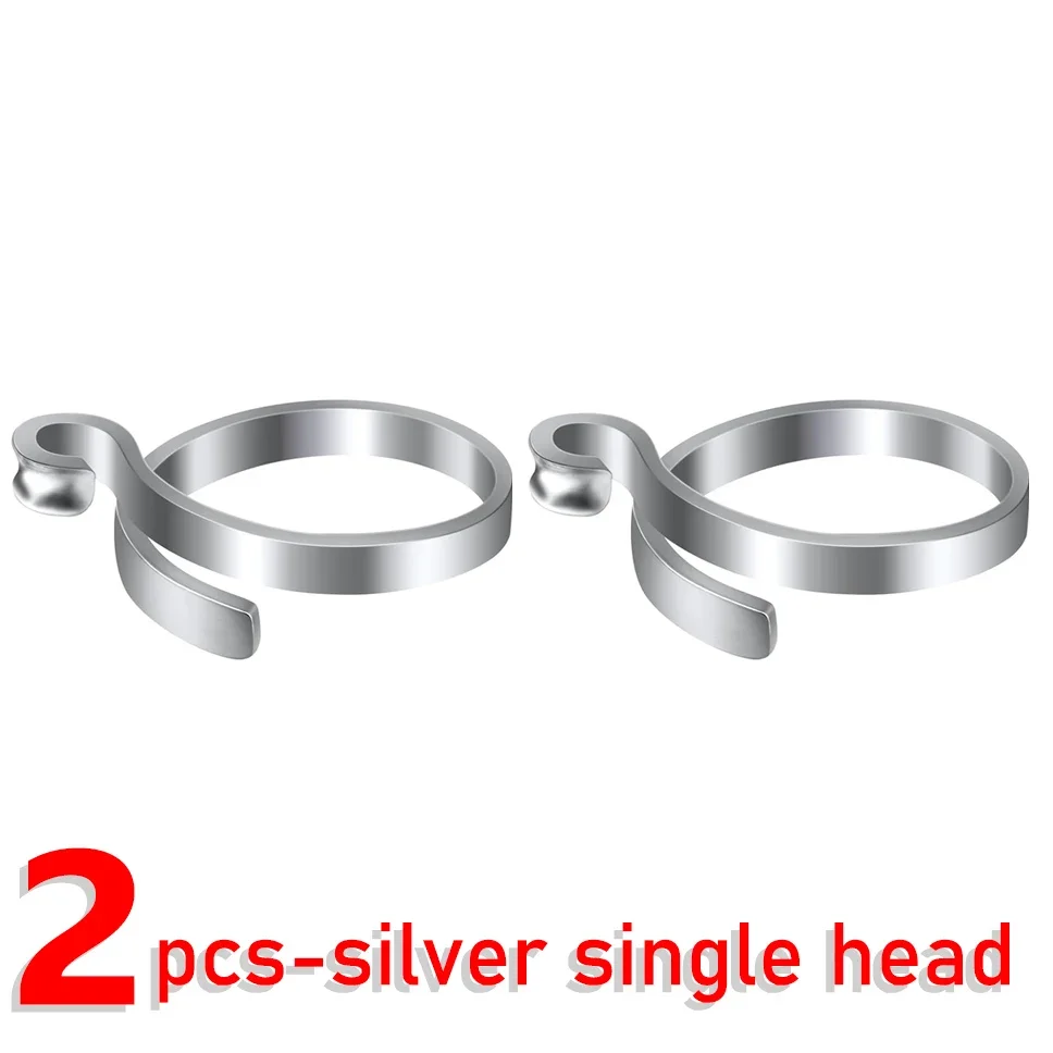 Anelli ad anello per uncinetto per maglieria Guida per filati fai-da-te Dito Supporto più veloce Anello Ditale Crocheter regolabile Strumenti per cucire Forniture: Arancione