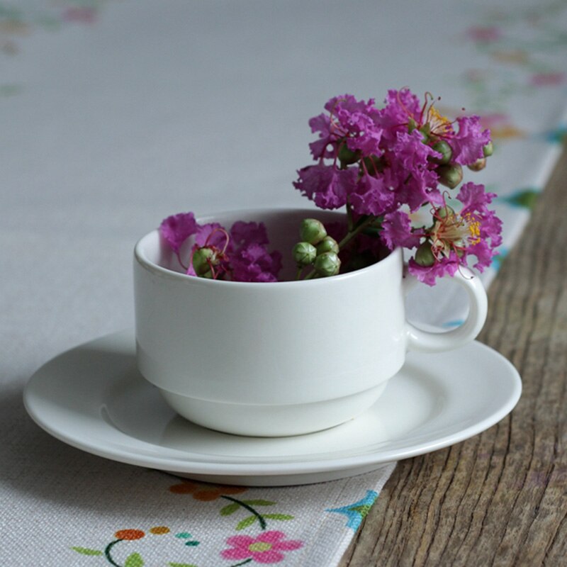 Cute Kawaii Pretty Espresso Ceramic Cups Luxury Kids Afternoon Services Coffee Cup Original Caneca Porcelain Tableware