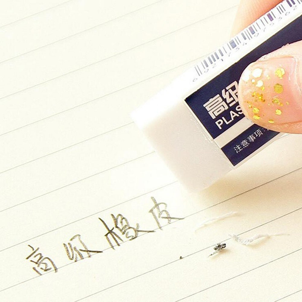 10Pcs Soft Pencil Rubber Erasers Drawing Art Eraser Students Stationery School Office Correction Supplies