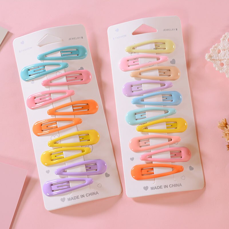 10 Stks/partij Haar Clips Voor Haar Clip Pins Bb Haarspelden Kleur Metalen Voor Baby Kinderen Vrouwen Meisjes Mooie Styling Accessorie TXTB1