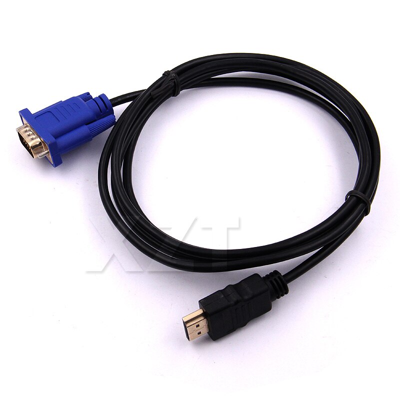 HDMI Male naar VGA Male Overdracht Draad Video HDTV Converter Adapter Aux Kabel High Speed HDMI Kabel