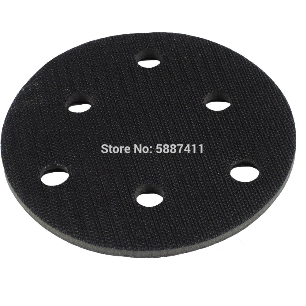 125mm Hook and Loop Interface Pad 6 Holes