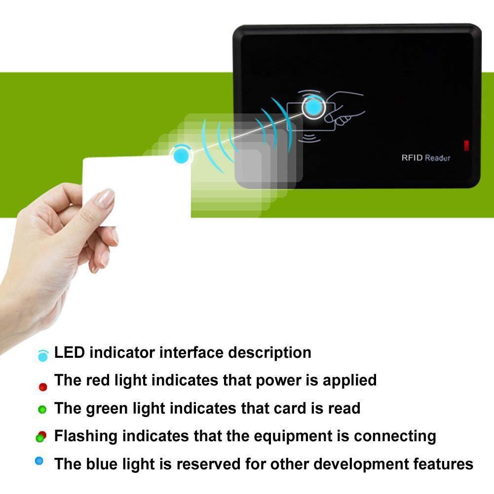 USB RFID Smart Card Reader Portable Contactless Proximity Sensor FKU66 Banking Card Reader Chip Card Reader