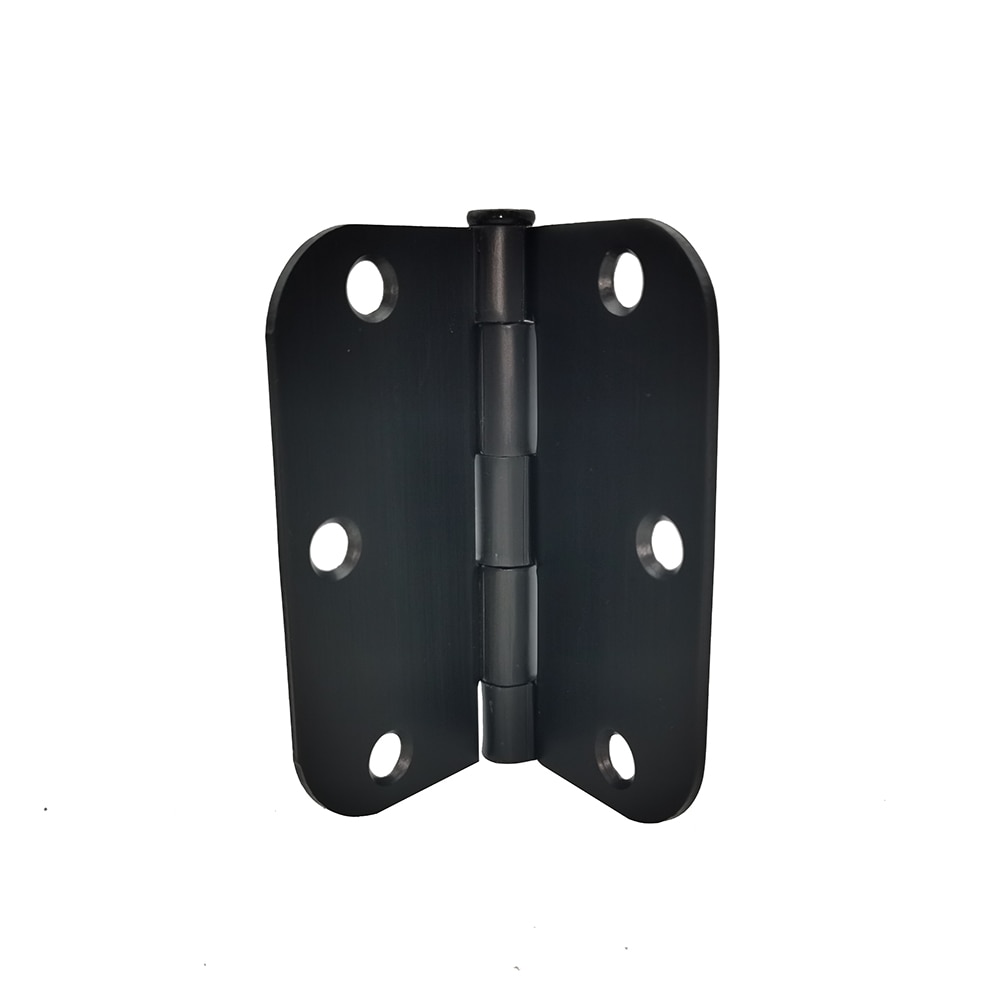 2 Stuks 3.5 Inch 4 Inch Olie Gewreven Brons Deur Scharnieren Met 5/8 &quot;Radius Hoeken Amerikaanse Stijl Scharnier: 3.5 inches