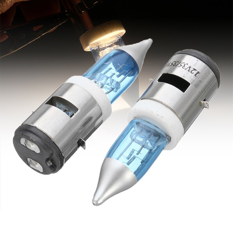 2 stuks  ba20d xenon witte lampen met hoog vermogen voor motorfiets koplampen, scooters, motorfietsen, 35w koplampen
