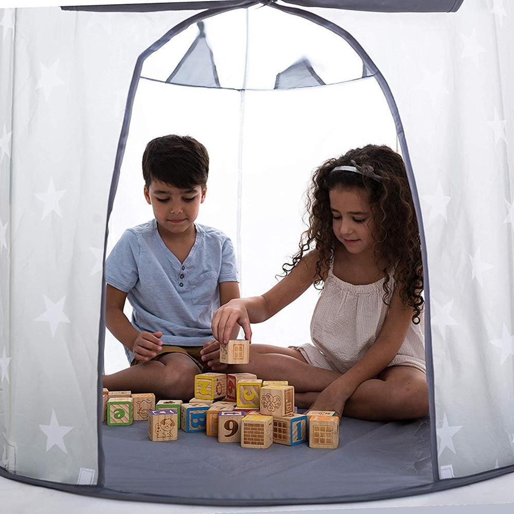 Opvouwbare Draagbare Prinses Kasteel Tulle Kinderen Kids Game Play Tent Creatieve Ontwikkelen Outdoor Indoor Yurt Kasteel Speelhuisje Speelgoed