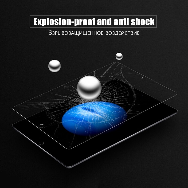 2.5D Protective Glass Case for Ipad Mini 2 Glass Protection for Ipad 2 Mini 3 4 5 Pro 7.9 9.7 10.5 Inch Screen Tablet