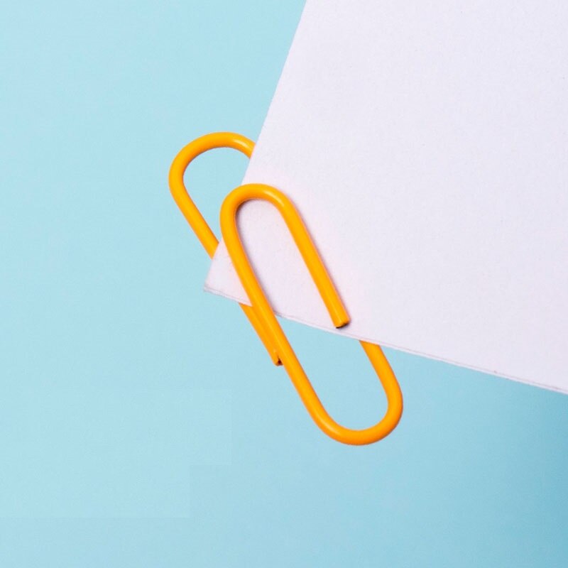 200pcs Shaped Color Paper Clip Metal Clips for Fil... – Vicedeal