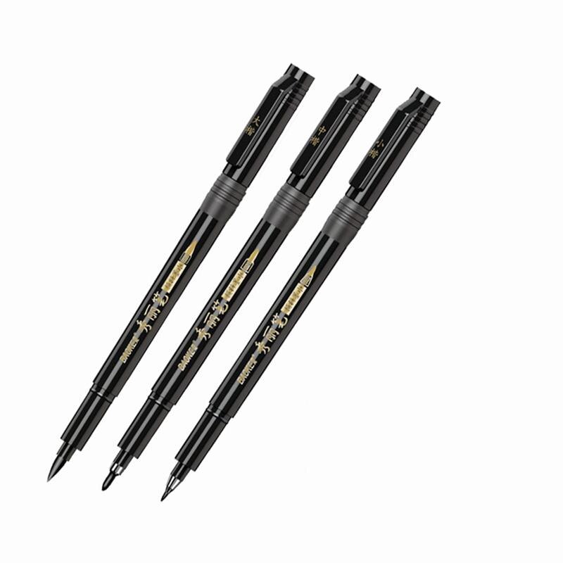 4pcs Writing Brush Calligraphy Pen Ink Writing Brush Signature Writing Painting Tool