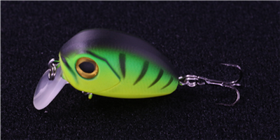 Le fish-Señuelos de Pesca ultraligeros, 32mm, 4g, micro wobbler, trucha, perca, Lucio, Crankbait flotante: Color G