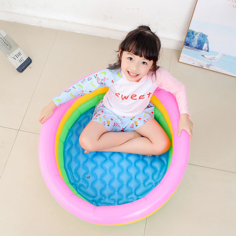86X25CM Family inflatable pool above ground swimming pool kid adult children blue garden outdoor play pool CD