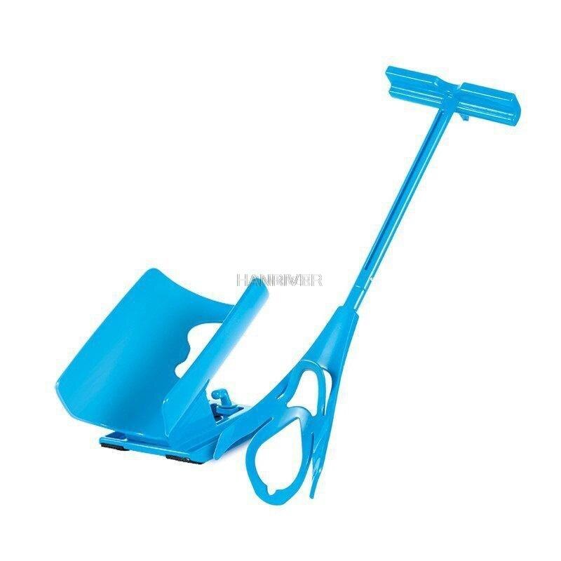 Kit azul auxiliar deslizante de 1 pieza, puede ayudar a quitar calcetines, adecuado para los ancianos, para usar calcetines, artefacto auxiliar Perezoso