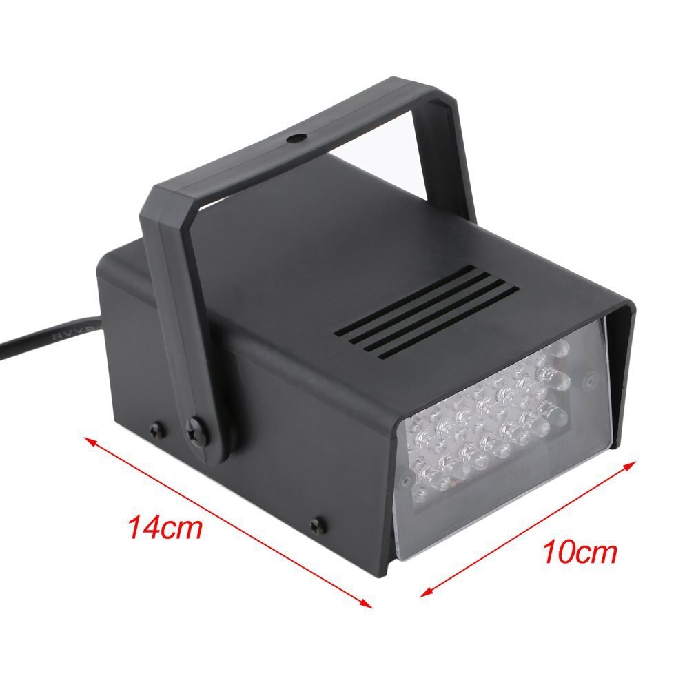 Mini 24 LED Strobe Disco DJ Flash Lamp Club Stage Lighting Bulb Party Bar Brand
