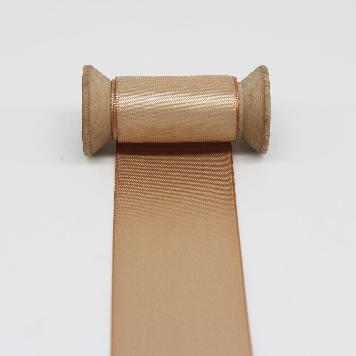 5 Meter/partij Tan Effen Kleur Grosgrain Lint Polyester Stof Zijde Satijn Lint Voor Diy Accessoires 1/4 &quot;3/8&quot; 5/8 &quot;1&quot; 1.5&quot;