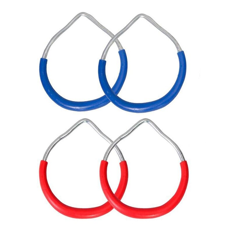 2 Pcs Swing Ring, Roterende Gymnastiek Staaf Voor Achtertuin, Ninja Ring, Kleur