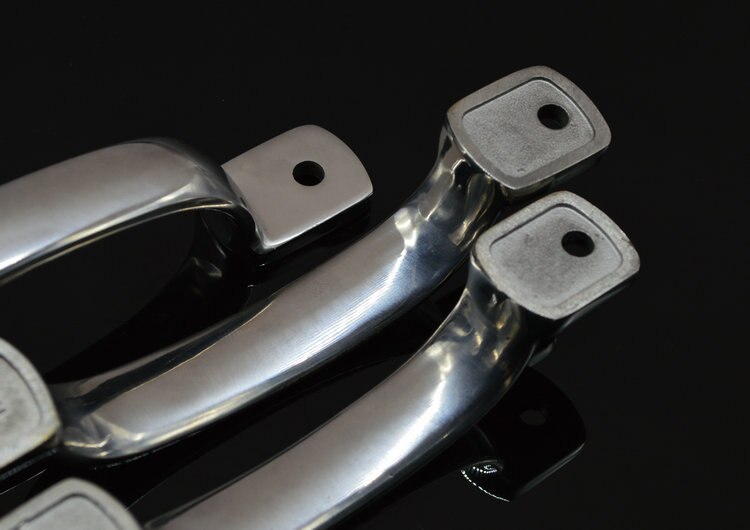 Thickening 304 Stainless Steel Surface Mounted Handle Anti-theft Door Mechanical Equipment Industrial Small Door Handle