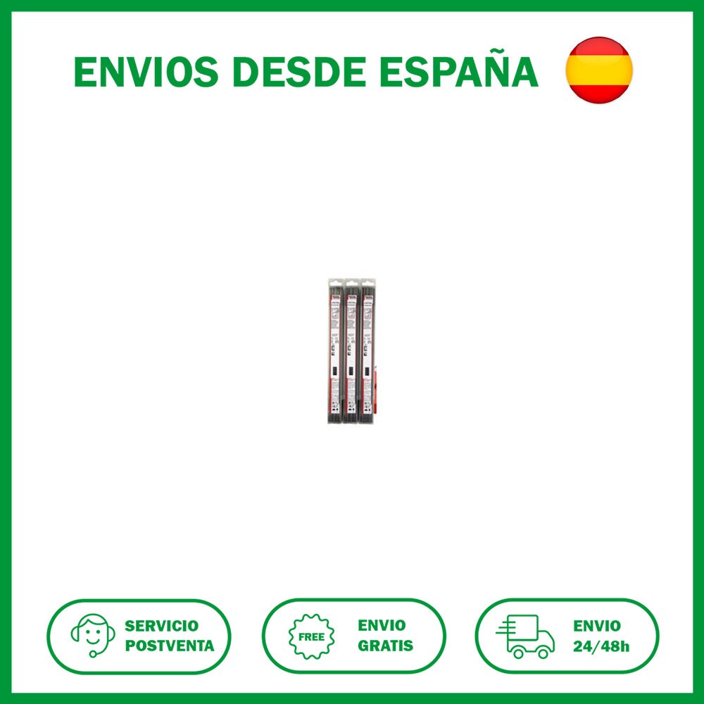 Electrodo limarosta inox Lincoln 316l 20 uds 2x300mm. Electro limarosta Lincoln Inoxidable 316l con 20 unidaddes. Medidas: 2x300mm