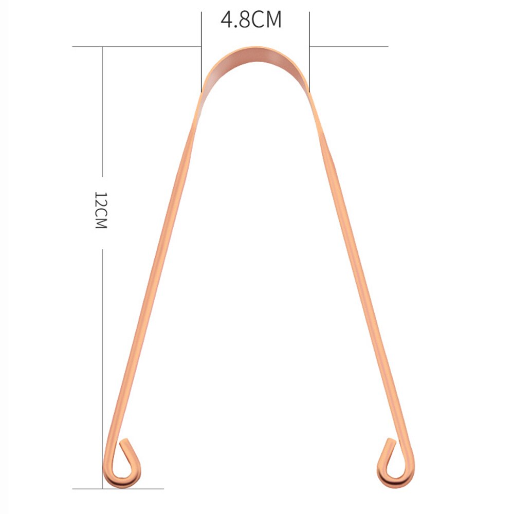 1 PC Tongue Scraper Cleaner Metal Cleaning Scraper for Men and Women Tongue Toothbrush Dental Oral Care Hygiene Tool: style1
