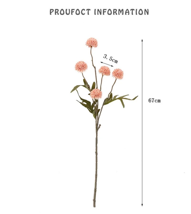 1 pçs de flores artificiais laranja com hastes mini crisântemos decoração do quarto casa diy mesa jantar centro decoração acessório