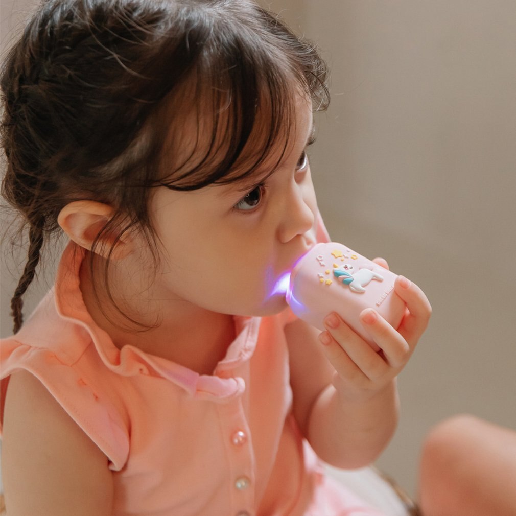 Nette freundlicher Elektrische Zahnbürste U-förmigen Schatz Einhorn Wasserdichte Automatische Ultraschall Wiederaufladbare Zahnbürste