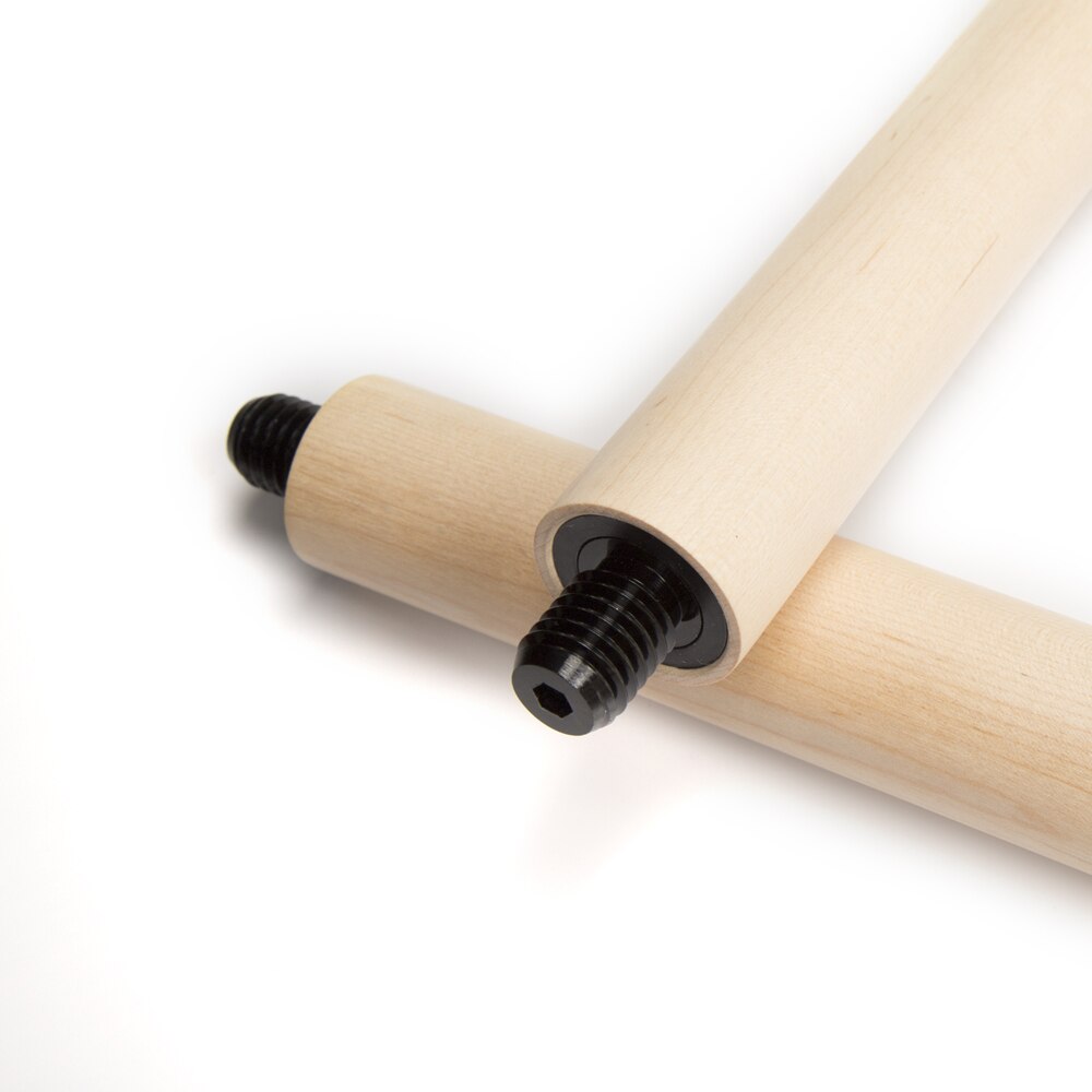 Ahorn pool cue forlængelse med kofanger 15.5cm længde til raseri /hvordan /rovdyr cues sejhed billard tilbehør kina