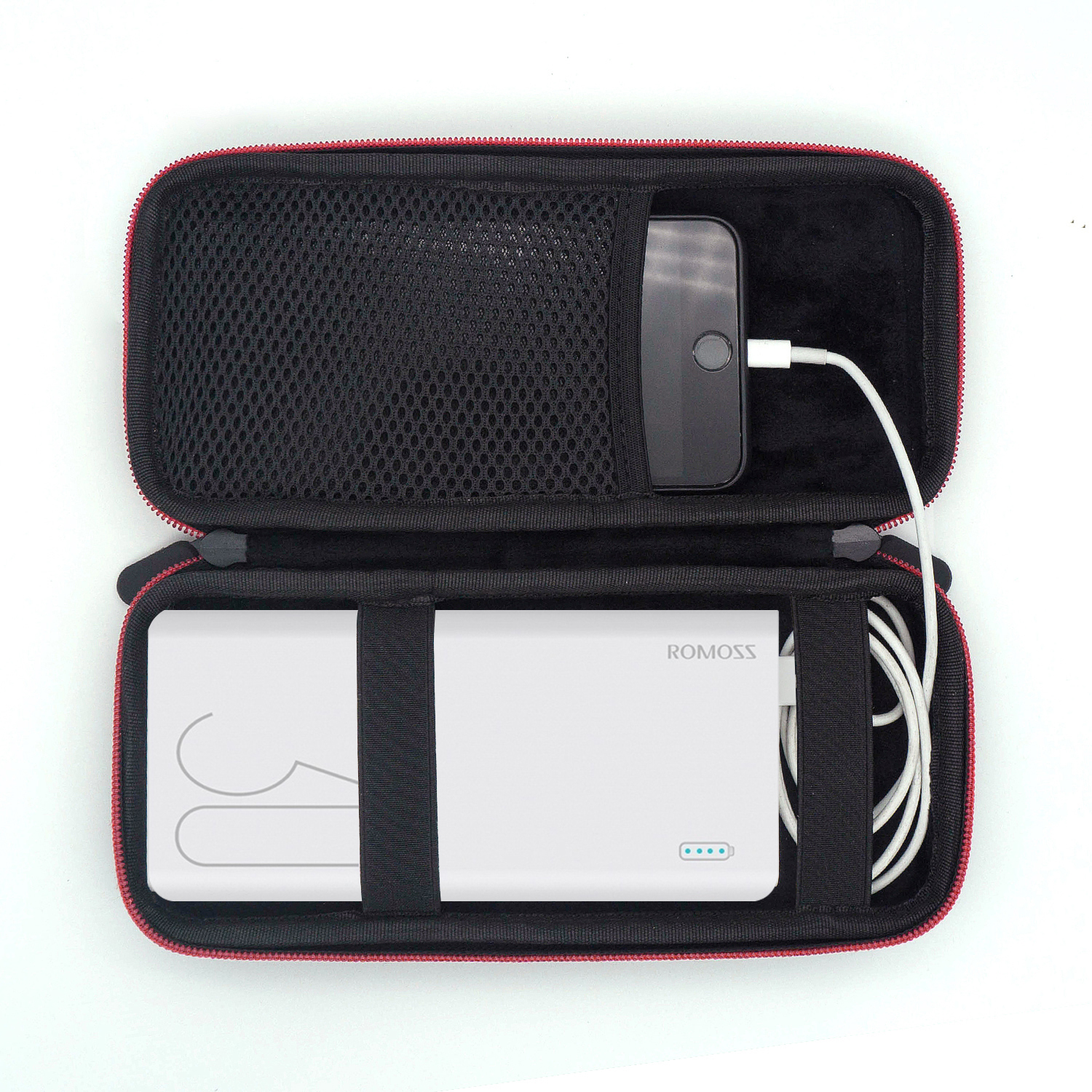EVA Harde Draagbare Case voor Romoss Sense 8 Gevoel 8 + 30000mAh Mobile Power Cover Draagbare Batterij powerBank Telefoon Tas