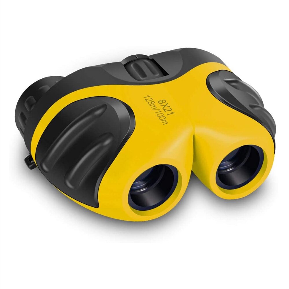 Apexel 8X21 Kids Verrekijker Professionele Hd Mini Spyglass Draagbare Duurzaam Binoculares Telescoop Voor Toerisme Jongens En Meisjes Speelgoed: Yellow