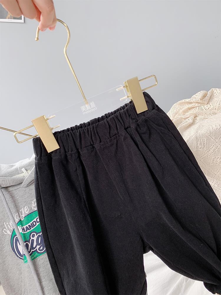 Pantaloni per bambini Harlan in puro cotone allentato casual per bambini coreani ragazzi primavera autunno ravanello pantaloni moda pantaloni P4 485