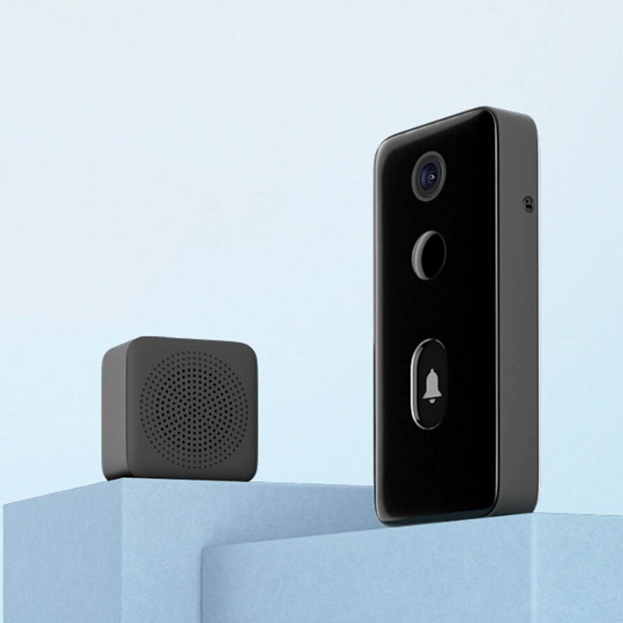 Xiaomi Mijia sonnette vidéo 2 MJML02-FJ AI portier intelligent humain détecter 3Day stockage en nuage changement vocal 2Way parler Vision nocturne mdn