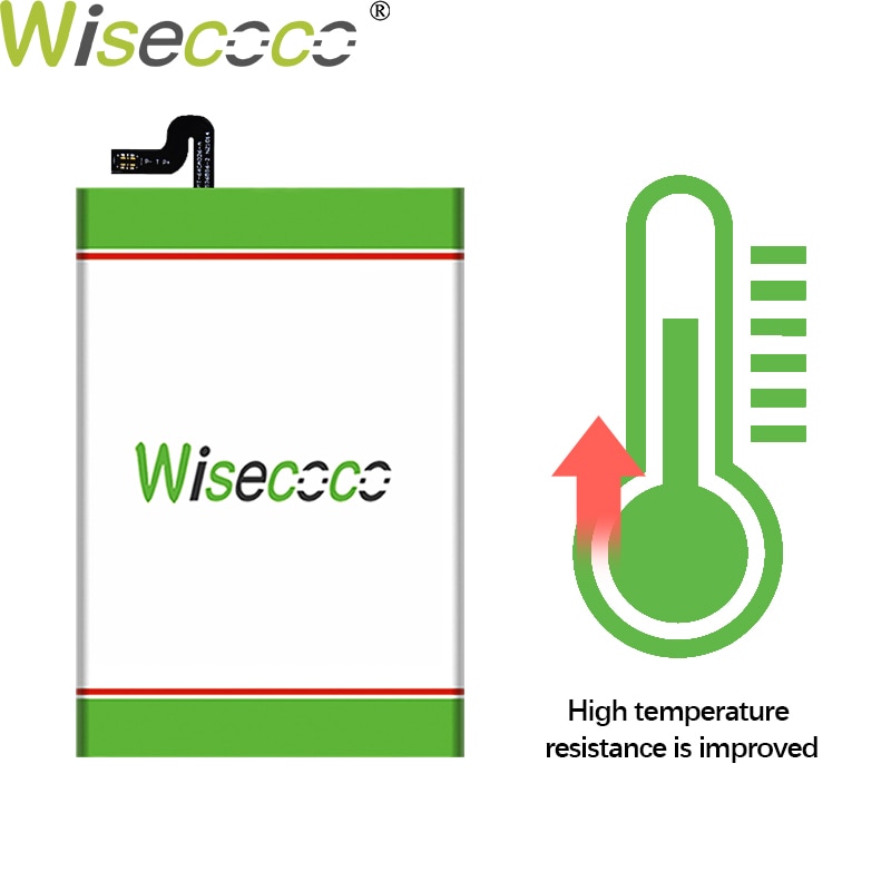 Wisecoco 6700mAh Battery For HOMTOM HT50 HT 50 Battery Cell Phone Built-in Battery Replace +Tracking Number