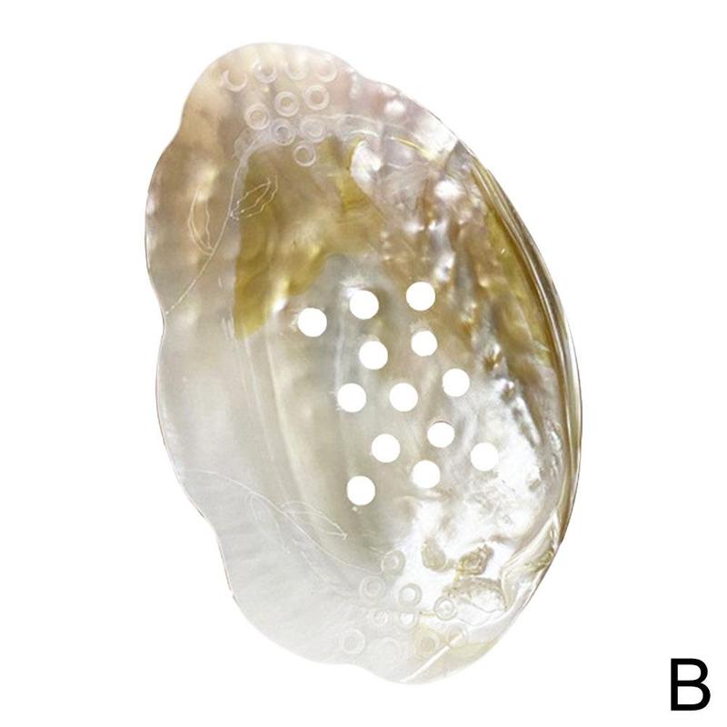 Natural Freshwater Pearl Shell Oyster Mother of Pearl Nautical Home Decor Beach Clam Shell for DIY Jewelry Making Craft Sea U0I0: holes