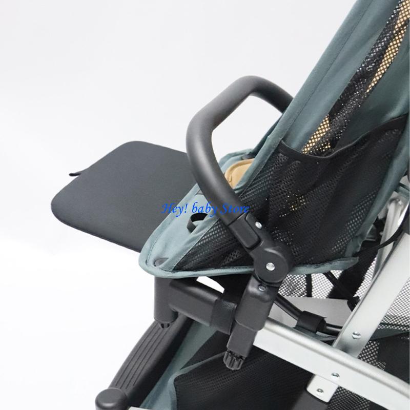 Q1fe breathable oxford fabric stroller leg rests/footrests/foot pads with secure straps and anti-slip panel for the