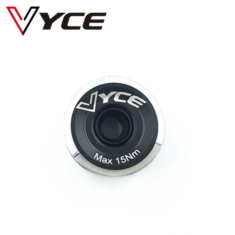 Ultra Light Expander plug Bicycle Fork Headset Stem Top Cap Key Expander 28.6mm 1 1/8 Steerer Plug For Road MTB Bike Accessories: Black