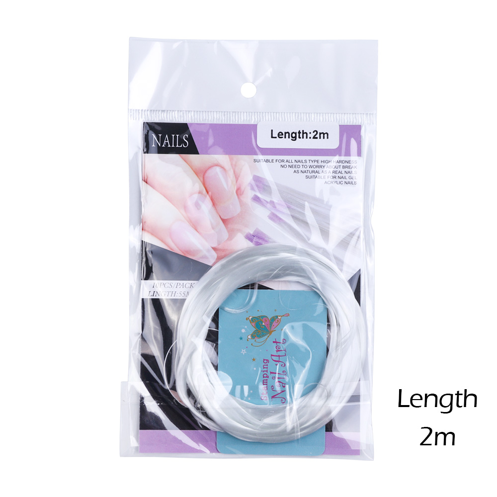 10pcs Fiberglass Nail Extension Wrap Zijde Set 1m 1.5m 2m Nagel Vorm Guider Tips Acryl Fiber glas Nagels Gebouw Tool SA952