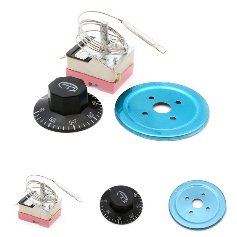 50-300℃ Dial Thermostat Temperature Control Switch For Electric Oven AC 220V 16A