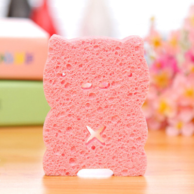! Esponja de baño para bebé de 4 colores, accesorios de baño para niños, Material suave, Bola de ducha Exfoliante para bebés: Pig