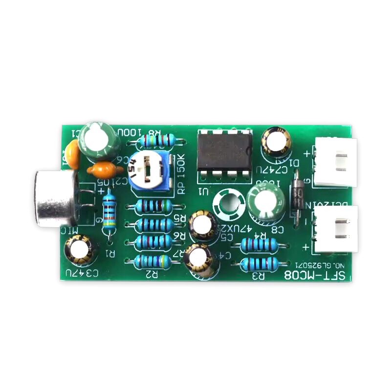 Diymore HiFi-Mikrofon Pickup DIY Modul Rausch unterdrückung Kollektor Mikrofon Verstärker platine hohe Empfindlichkeit Kit DC9-15V