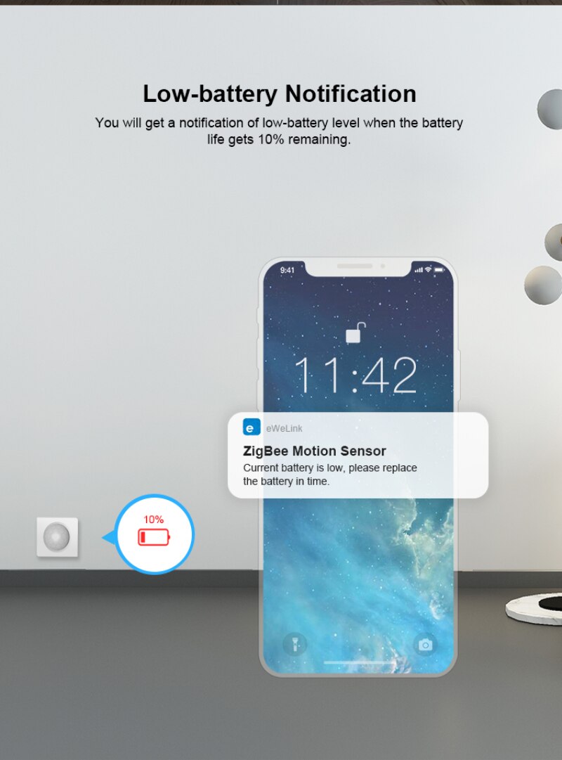 Sonoff SNZB-03 Zigbee Motion Sensor Detector Smart Home Afstandsbediening Conrol Via Ewelink Zbbridge Vereist Werken Met Alexa Google Thuis