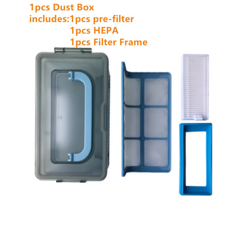 Dust Box HEPA Filter Frame Pre Filter Net for Mamibot PetVac 280 Petvac280 Robotic Vacuum Cleaner Spare Part Accessories: As shown